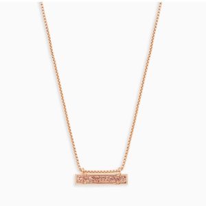 Kendra Scott Leanor Rose Gold Pendant Necklace